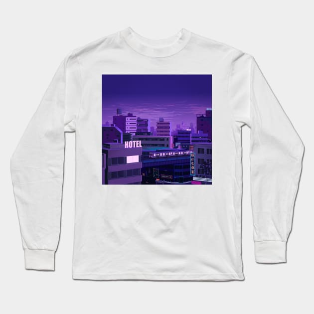 Hotel Long Sleeve T-Shirt by Mr.Melville